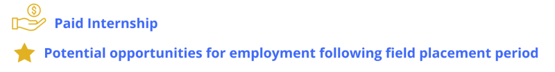 Paid internship + potential opportunities for employment following
