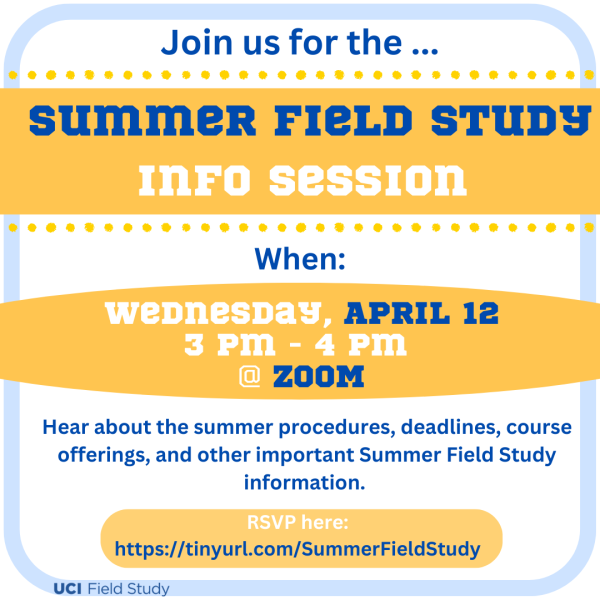 Summer 2023 Field Study Field Study