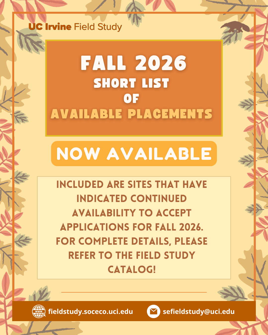 F26 SHORT LIST
