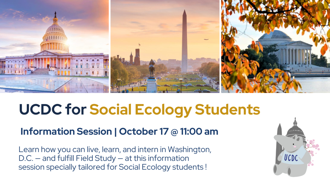 October 17UCDC for Social Ecology Students Field Study